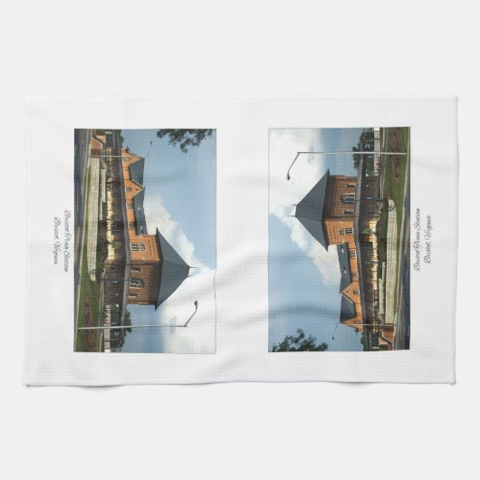 Station Bristol Virginia Theedoek (Horizontaal)