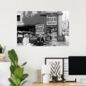 Station bus: 1938 poster (Thuiskantoor)