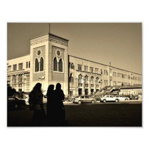 Station Cairo Train Foto Afdruk