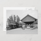 Station Catskills Mountains Railroad, 1902 Briefkaart (Voorkant / Achterkant)