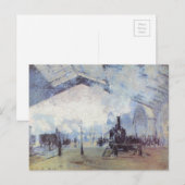 Station Claude Monet Train Briefkaart (Voorkant / Achterkant)