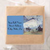 Station Claude Monet Train Etiket (Insitu)