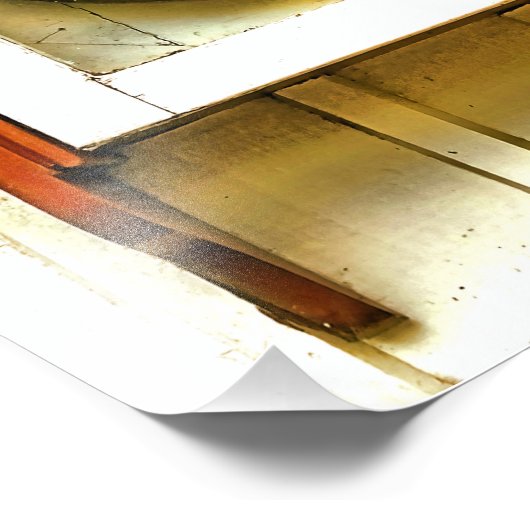 STATION CLOCK FOTO AFDRUK (Hoek)