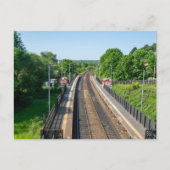 Station Deighton, Huddersfield Briefkaart (Voorkant)