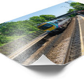 Station Deighton, Huddersfield Foto Afdruk (Hoek)