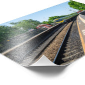 Station Deighton, Huddersfield Foto Afdruk (Hoek)