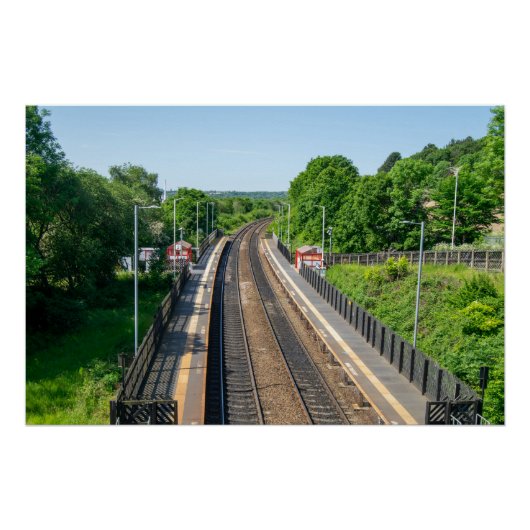 Station Deighton, Huddersfield Perfect Poster (Voorkant)