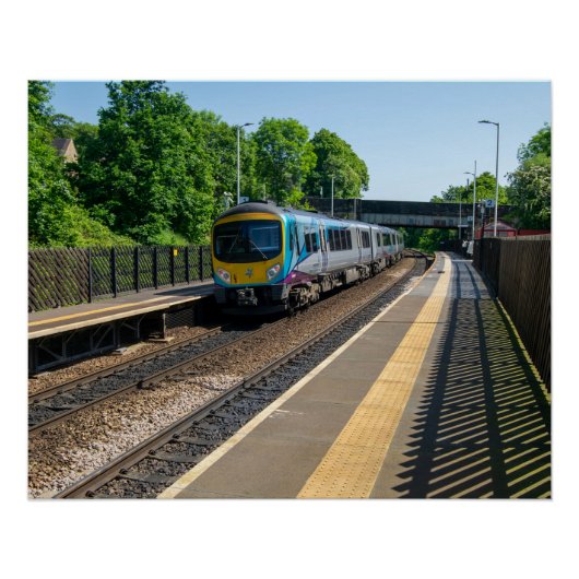 Station Deighton, Huddersfield Perfect Poster (Voorkant)