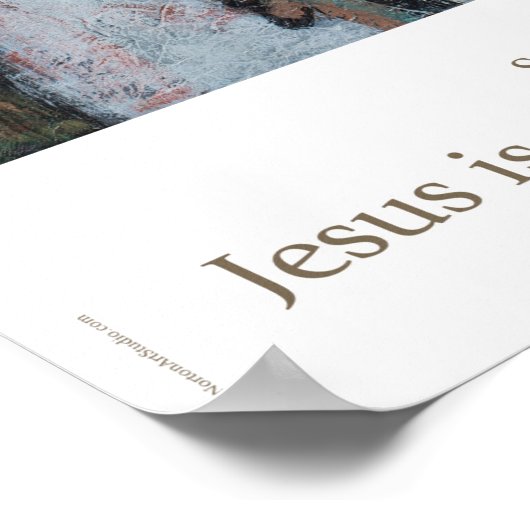 Station Dertien: Jezus wordt uit het kruis gehaald Poster (Hoek)