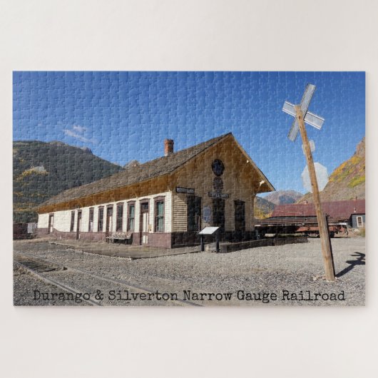 Station Durango & Silverton Narrow Gage Railroad Legpuzzel (Horizontaal)