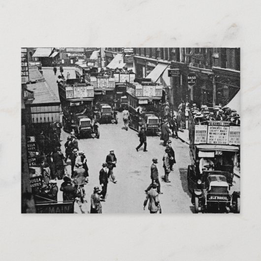 Station Finsbury Park, c.1923 Briefkaart (Voorkant)