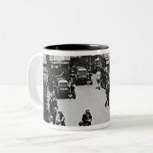 Station Finsbury Park, c.1923 Tweekleurige Koffiemok (Voorkant links)