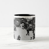 Station Finsbury Park, c.1923 Tweekleurige Koffiemok (Center)