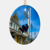 Station Fort Edward Train Keramisch Ornament (Rechts)