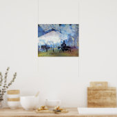 Station Gare Saint-Lazare door Claude Monet Poster (Keuken)