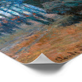 Station Gare Saint-Lazare door Claude Monet Poster (Hoek)