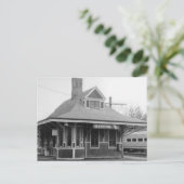 Station Gladstone, Vintage van New Jersey Briefkaart (Staand voorkant)