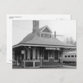 Station Gladstone, Vintage van New Jersey Briefkaart (Voorkant / Achterkant)