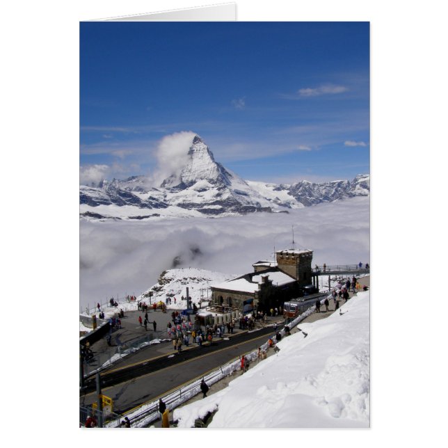 Station Gornergrat in Zwitserland (Voorkant)