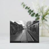 Station Haworth Briefkaart (Staand voorkant)