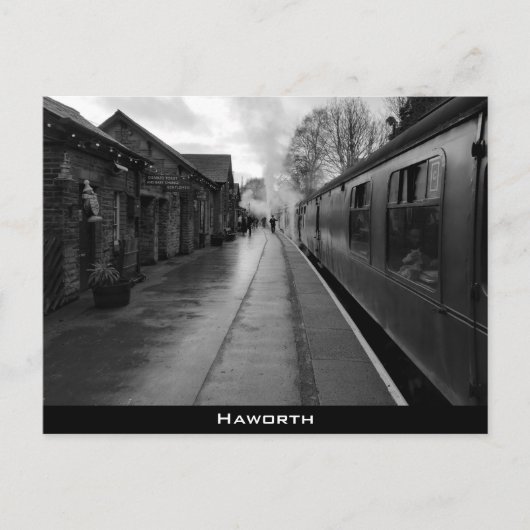 Station Haworth Briefkaart (Voorkant)
