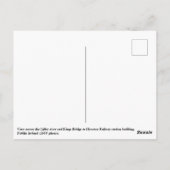 Station Heuston, Kings Bridge, Dublin Briefkaart (Achterkant)