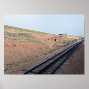 Station House Along Historic Cog Poster