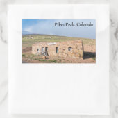 Station House in Pikes Peak Rechthoekige Sticker (Tas)