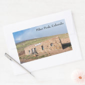 Station House in Pikes Peak Rechthoekige Sticker (Envelop)
