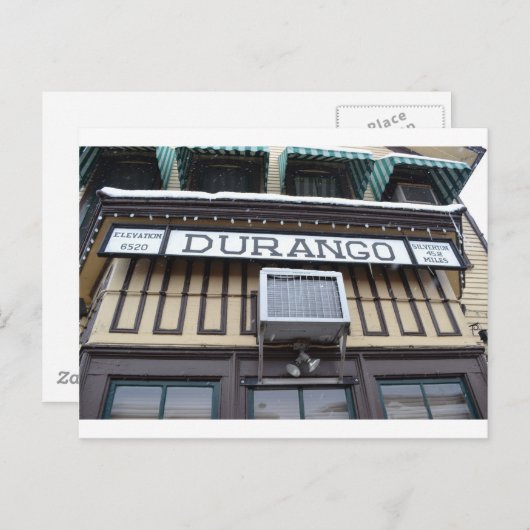 Station in Durango, Colorado Briefkaart (Voorkant / Achterkant)