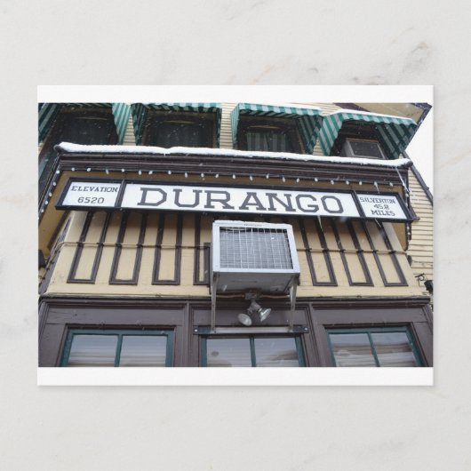 Station in Durango, Colorado Briefkaart (Voorkant)