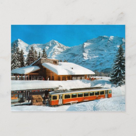Station Kleiner Scheidegg, Jungfrau Briefkaart (Voorkant)
