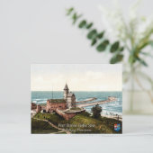 Station Kołobrzeg Polen Baltisch Zee Briefkaart (Staand voorkant)