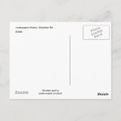 Station Lackawanna, Vintage Montclair NJ Briefkaart (Achterkant)