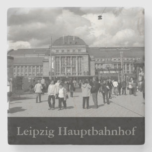 Station Leipzig Hauptbahnhof Stenen Onderzetter