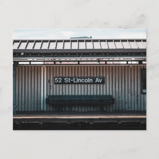 Station Lincoln Avenue (New York, NY) Briefkaart (Voorkant)