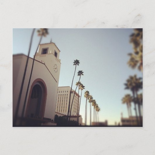 Station Los Angeles Briefkaart (Voorkant)