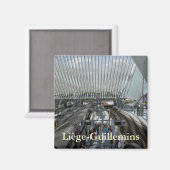 Station Luik-Guillemins Magneet (Voorkant / Achterkant)