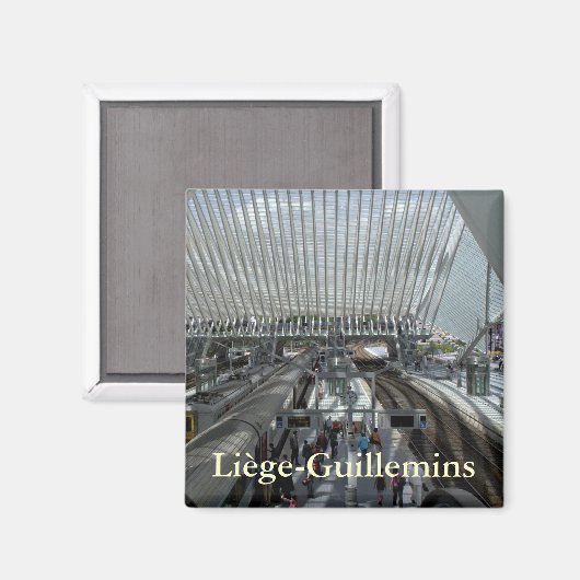 Station Luik-Guillemins Magneet (Voorkant / Achterkant)