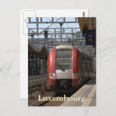 Station Luxemburg Briefkaart (Voorkant / Achterkant)