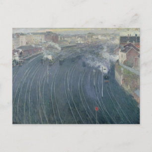 Station Luxemburg, Brussel, 1903 Briefkaart