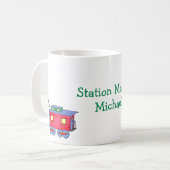 Station Master Choo Choo Train Koffiemok (Voorkant links)