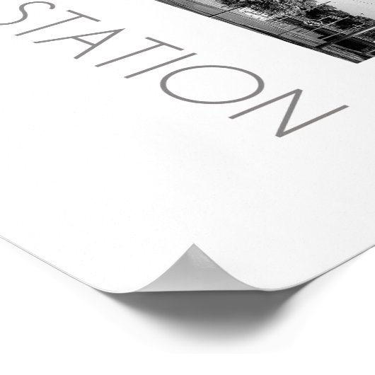 Station Michigan Central Train Poster (Hoek)