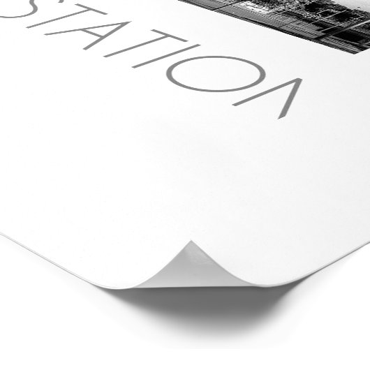 Station Michigan Central Train Poster (Hoek)