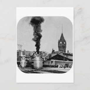 Station Milwaukee Railroad Milwaukee Briefkaart