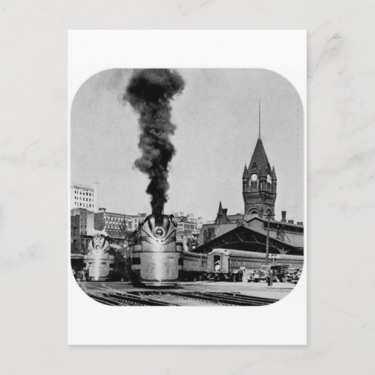 Station Milwaukee Railroad Milwaukee Briefkaart (Voorkant)