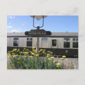 Station Minehead, Somerset Briefkaart (Voorkant)