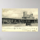 Station Montclair Train, New Jersey 1905  Poster (Voorkant)