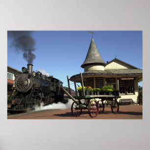 Station New Hope Train Poster