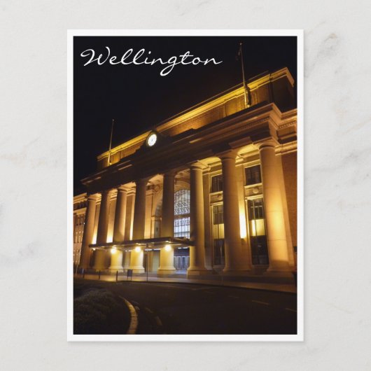 station night wellington briefkaart (Voorkant)